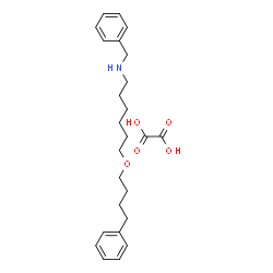 N-Benzyl-6-(4-phenylbutoxy)hexan-1-amine-oxalate structure