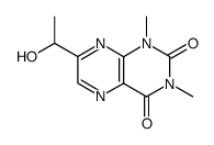 7-(1-hydroxyethyl)-1,3-dimethylpteridine-2,4(1H,3H)-dione Structure