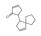 5-(Spiro[4.4]non-3-en-1-yl)-2-cyclopenten-1-on Structure