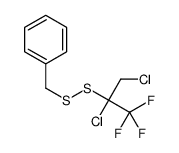 [(2,3-dichloro-1,1,1-trifluoropropan-2-yl)disulfanyl]methylbenzene结构式