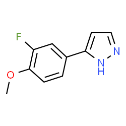 5-(3-Fluoro-4-methoxyphenyl)-1H-pyrazole picture