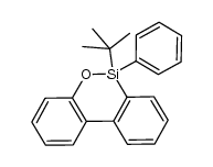 6-tert-butyl-6-phenyl-6H-dibenzo[c,e][1,2]oxasiline结构式