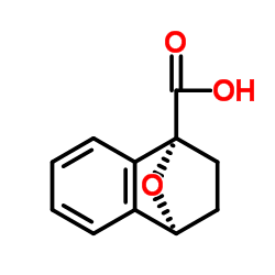 (1R,4S)-1,2,3,4-四氢-1,4-环氧基萘-1-羧酸结构式