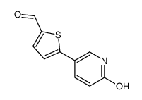 5-(6-oxo-1H-pyridin-3-yl)thiophene-2-carbaldehyde Structure