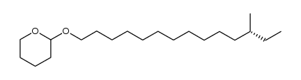 (12-Methyltetradecyl)tetrahydropyranylether Structure