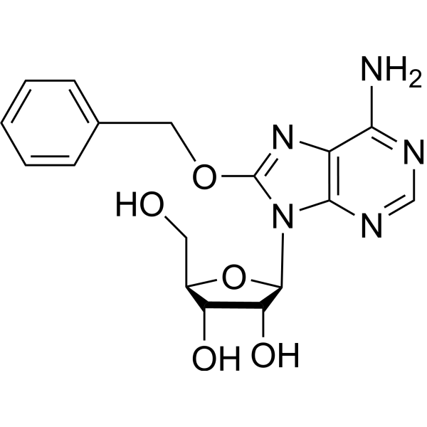 8-Benzyloxyadenosine Structure