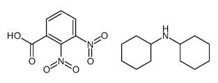 N-cyclohexylcyclohexanamine,2,3-dinitrobenzoic acid Structure