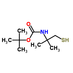 Carbamic acid, (2-mercapto-1,1-dimethylethyl)-, 1,1-dimethylethyl ester (9CI) picture