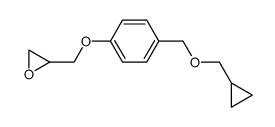 2-((4-((cyclopropylmethoxy)methyl)phenoxy)methyl)oxirane结构式