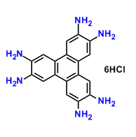 2,3,6,7,10,11-六氨基三苯六盐酸盐结构式