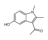 1-(5-HYDROXY-1,2-DIMETHYL-1H-INDOL-3-YL)-ETHANONE结构式