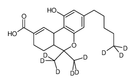 (+/-)-11-nor-9-carboxy-delta9-thc-d9 Structure