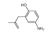 4-Amino-2-methallyl-phenol结构式