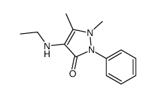 4-(ethylamino)-1,5-dimethyl-2-phenylpyrazol-3-one Structure