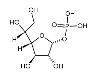 α-D-Galactofuranosyl phosphate Structure