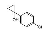 1-(4-chlorophenyl)cyclopropan-1-ol结构式