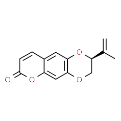 (S)-2,3-Dihydro-2-(1-methylethenyl)-7H-pyrano[2,3-g]-1,4-benzodioxin-7-one picture