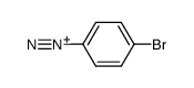 4-bromo-benzenediazonium ion Structure