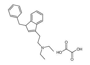 2-(3-benzyl-3H-inden-1-yl)-N,N-diethylethanamine,oxalic acid结构式