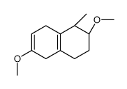 (1R,2R)-2,6-dimethoxy-1-methyl-1,2,3,4,5,8-hexahydronaphthalene Structure