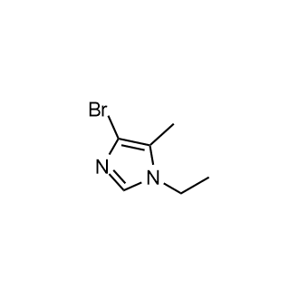 4-Bromo-1-ethyl-5-methyl-1H-imidazole structure