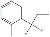 1-(1,1-difluoropropyl)-2-methyl-Benzene Structure