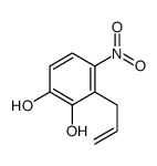 4-nitro-3-prop-2-enylbenzene-1,2-diol结构式