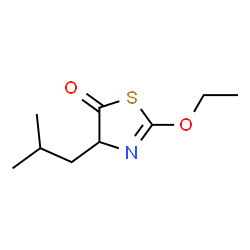 5(4H)-Thiazolone,2-ethoxy-4-(2-methylpropyl)-(9CI) structure