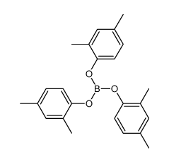 tris(2,4-dimethylphenoxy)borone Structure