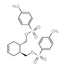 1-methyl-4-[[6-[(4-methylphenyl)sulfonyloxymethyl]-1-cyclohex-3-enyl]methoxysulfonyl]benzene结构式