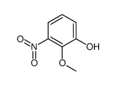 2-甲氧基-3-硝基苯酚结构式