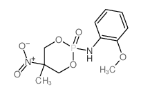 N-(2-methoxyphenyl)-5-methyl-5-nitro-2-oxo-1,3-dioxa-2$l^C11H15N2O6P-phosphacyclohexan-2-amine picture