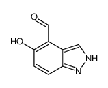 5-Hydroxy-1H-indazole-4-carbaldehyde Structure