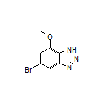 5-Bromo-7-methoxy-1H-benzo[d][1,2,3]triazole Structure