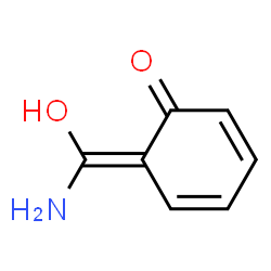 2,4-Cyclohexadien-1-one,6-(aminohydroxymethylene)-(9CI) Structure