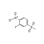 2-Iodo-4-(methylsulfonyl)-1-nitrobenzene Structure