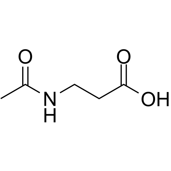 N-Acetyl-b-alanine Structure