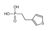 2-thiophen-3-ylethylphosphonic acid Structure