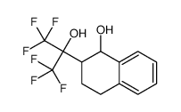 2-(1,1,1,3,3,3-hexafluoro-2-hydroxypropan-2-yl)-1,2,3,4-tetrahydronaphthalen-1-ol结构式