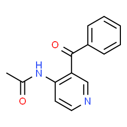 N-(3-BENZOYLPYRIDIN-4-YL)ACETAMIDE Structure