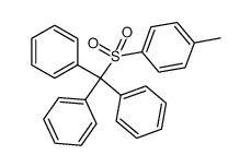 p-tolyl triphenylmethyl sulphone Structure