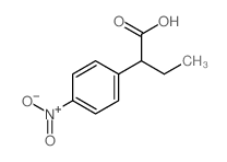 2-(4-nitrophenyl)butanoic acid结构式