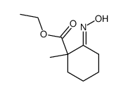 ethyl 2-(hydroxyimino)-1-methylcyclohexanecarboxylate Structure