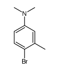 BENZENAMINE, 4-BROMO-N,N,3-TRIMETHYL- Structure