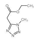 1H-Tetrazole-5-aceticacid, 1-methyl-, ethyl ester structure