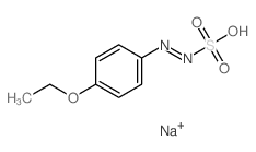 Sulfamic acid,N-[(4-ethoxyphenyl)imino]-, sodium salt (1:1) Structure