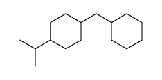 1-(Cyclohexylmethyl)-4-(1-methylethyl)cyclohexane Structure