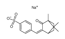 sodium salt of 4-(4,7,7-trimethyl-3-oxobicyclo[2.2.1]hept-2-ylidenemethyl)benzenesulfonic acid结构式