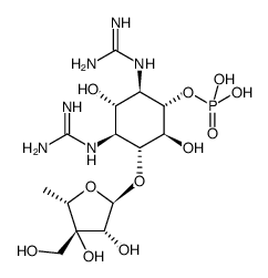 dihydrostreptosyl streptidine 6-phosphate structure