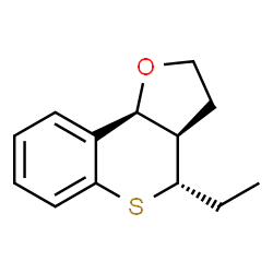 4H-[1]Benzothiopyrano[4,3-b]furan,4-ethyl-2,3,3a,9b-tetrahydro-,(3aR,4S,9bS)-rel-(9CI) Structure